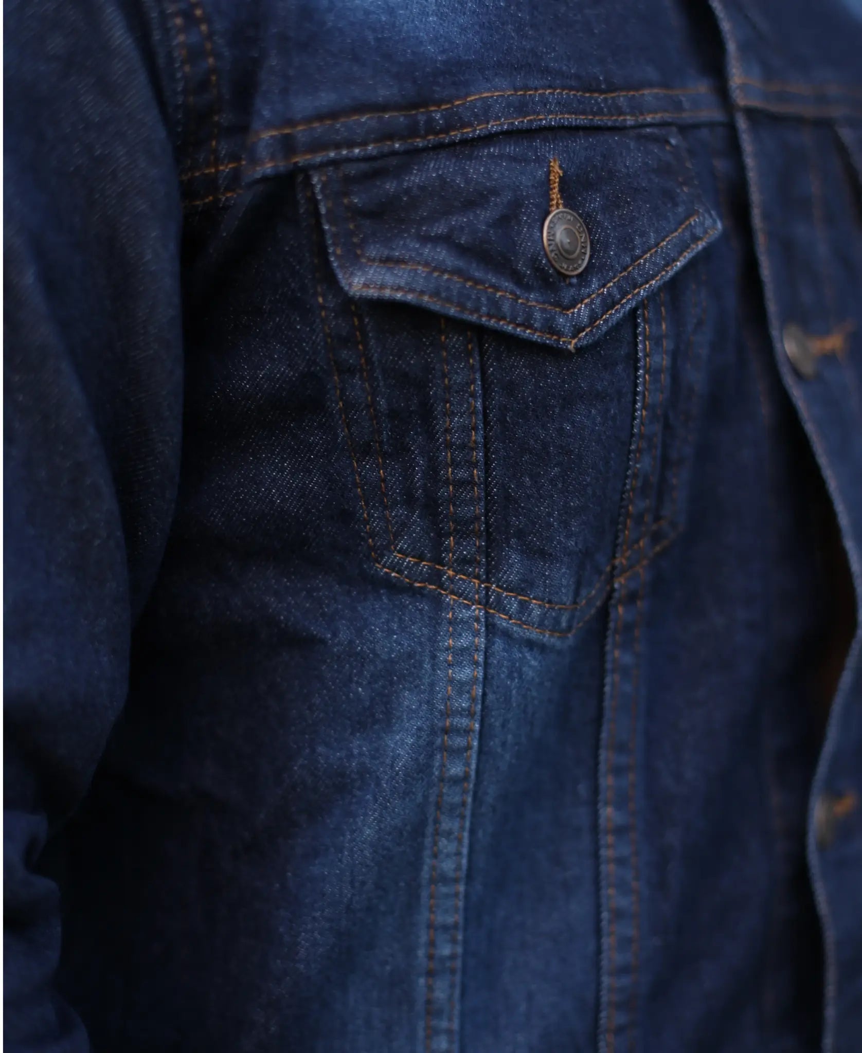 Classic Men's Blue Denim Jacket - Stylish & Warm, Perfect for Winter